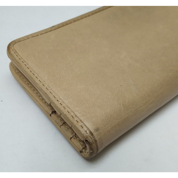 Cole Haan Tan Leather Credit Card Bifold Long Wallet - Picture 8 of 13